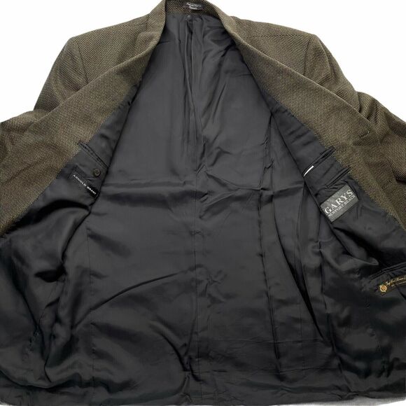 Vtg Loro Piana Cashmere Arnold Brant Sport Coat Mens 44L Brown Three Button - Picture 6 of 12